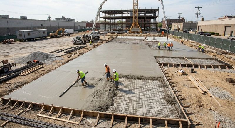 Commercial Slab Installation in Fort Wayne, IN