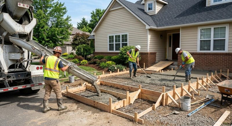 Concrete Porch Construction in Sacramento, CA