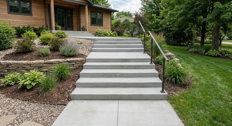 Concrete Steps Pouring in Sacramento, CA