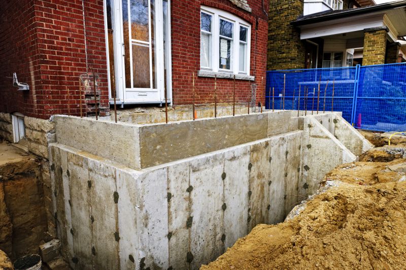 Foundation Wall Installation in Fredericksburg, VA