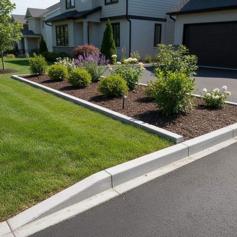Lawn Curbing Installation