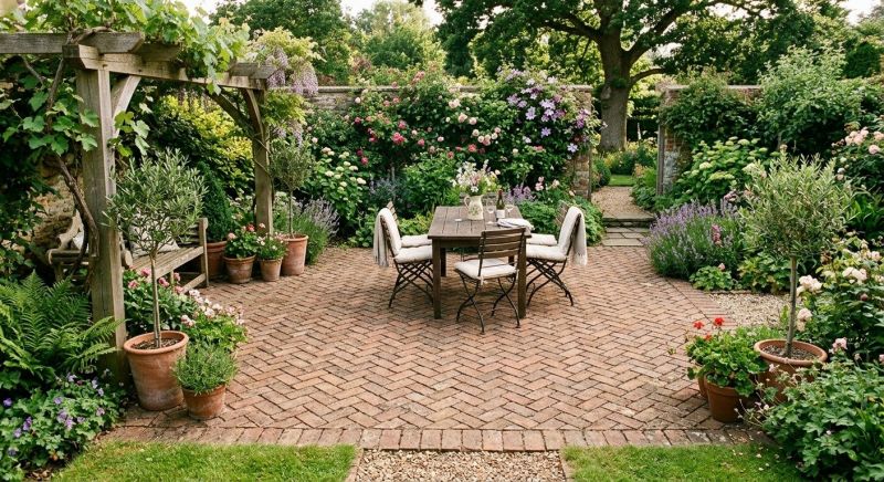 Patio Brick Installation in Manchester, NH