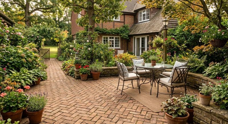 Patio Brick Installation in Worcester, MA
