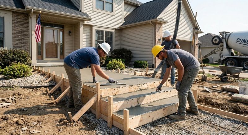 Porch Slab Installation in Denver, CO