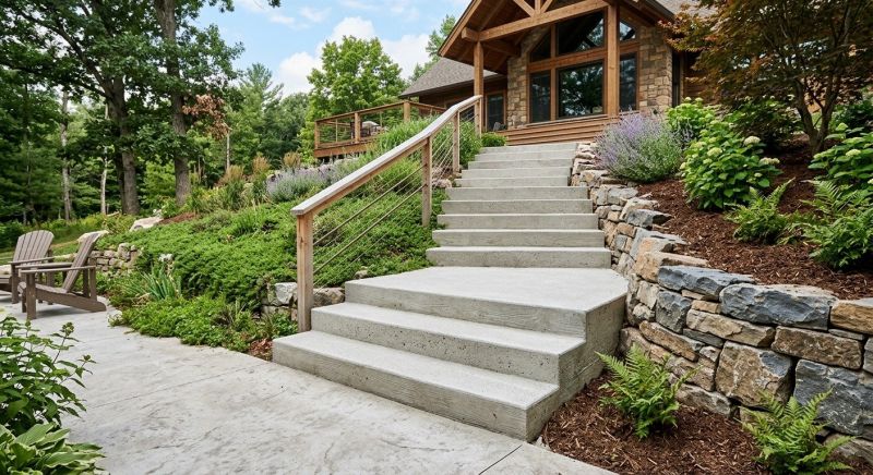 Steps Pouring in Sacramento, CA