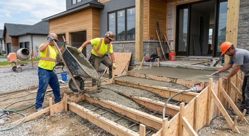 Steps Pouring in Denver, CO